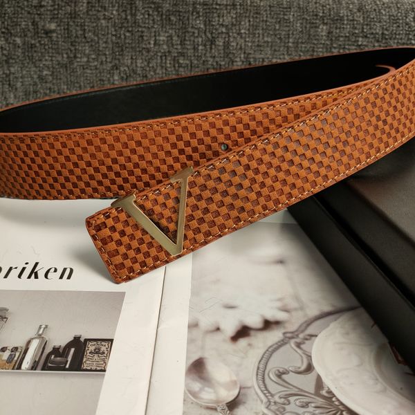 

men designers belts classic fashion casual letter smooth buckle belts for women designer mens leather belt width 3.8cm with box, Black;brown