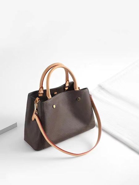 

designer luxury satchel messenger menbag bags leather strim handles with shoulder strap crossbody bag french womenbag purse crossbody 41056