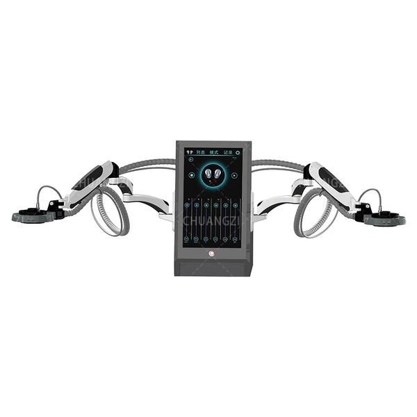 

black slimming emszero 15 tesla 4800w 2 handle infrared electromagnetic stimulation muscle increase fat decrease beauty instrument