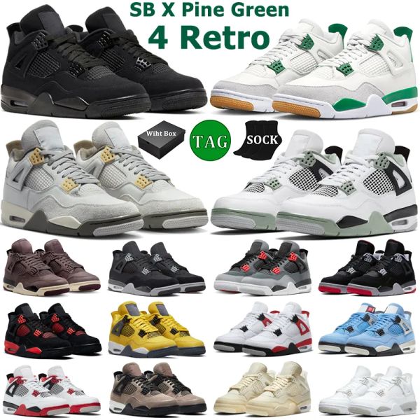 

vintage 4s basketball shoes pine midnight cat jumpman 4 sail cool grey red thunder 5s unc racer blue aqua raging bulls concord women mens sn