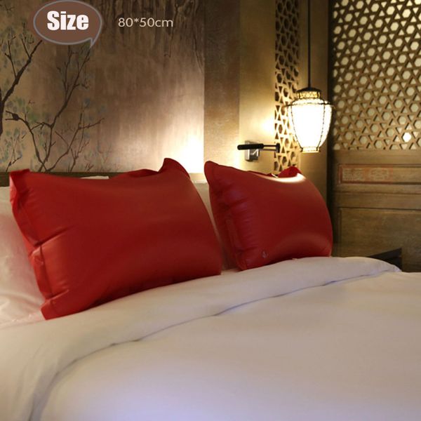 

fabric 2pcs waterproof inflatable pillow can be used for make love couples comfortable waterproof senior pvc material furnit enhancer massag, Black;white