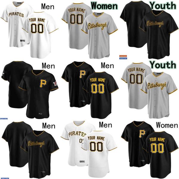 

pirates men women youth pittsburgh baseball jersey carlos santana 41 ji man choi 91 oneil cruz 15 david bednar 51 roansy contreras 59 wil cr, Blue;black