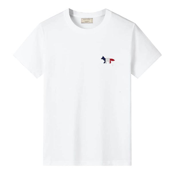 

womens tshirt cotton tshirt for men women summer luxury brand embroidery fashion round neck classic basic couple short sleeve 230404, White