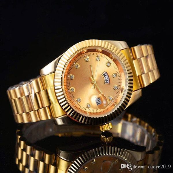 

40mm luxury watch automaticsports men's pure full-function precision positioning full-featured watch quartz251b, Slivery;brown