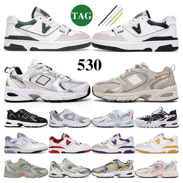 

new 530 shoes running shoes 550 530s casual men women sneakers white green black grey unc bb 550s plate-forme mens nb 530 womens outdoor tra