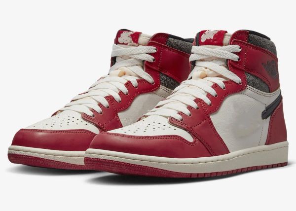 

basketball shoes 1s high chicago reimagined varsity red black sail jumpman 1 og outdoor shoes sneaker sports with original box