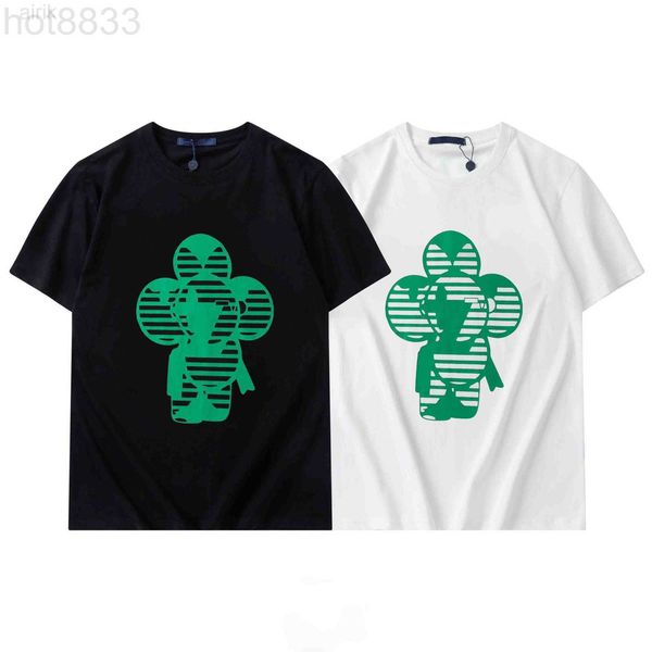 

men's t-shirts designer summer mens designers shir casual man womens loose tees wih leers prin shor sleeves sell fashion men shir size, White;black