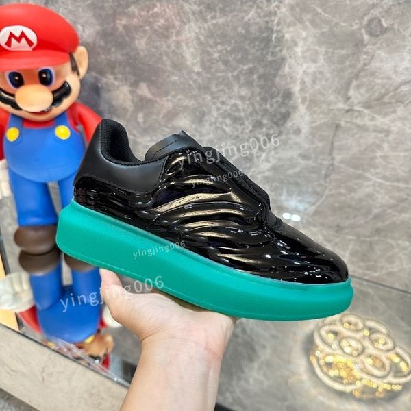 

r womens casual shoes men's leather lace up fashion printing coach sports women's small white shoes2023, Black