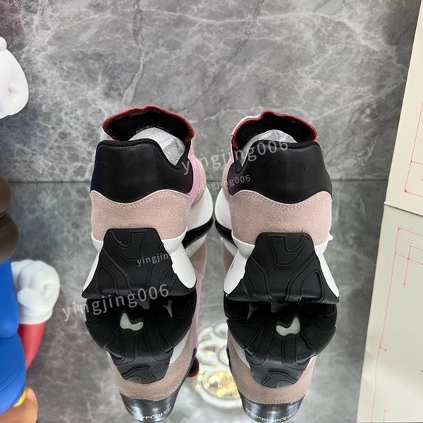 

2023new fashion brand low-shoes designer men casual shoes men's multi-color lace-up sports shoes fashion running shoes soft and comfort, Black