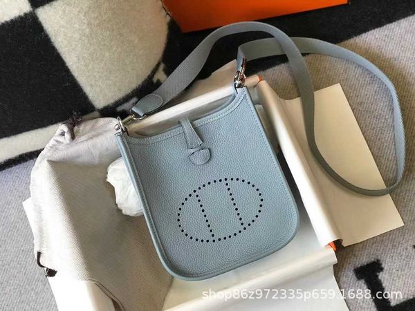 

handbags h bags leather her evel shoulder lyn mus mini luxury leisure casual street casual versatile togo cowhide litchi pattern tote one sh