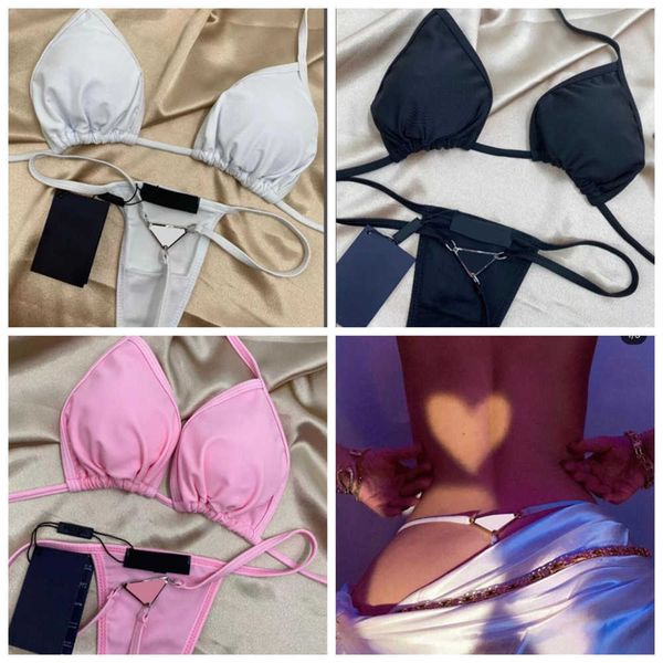 

Designer fashion High quality summer beach sexy Bikini Pra swimsuit Luxury Womens Sexy Female Hollow Monokini Black Bathing Suit Padded Swimming Solid Bodysuit, White