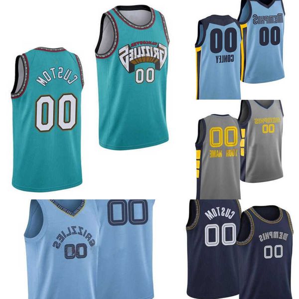 

75th custom mens womens memphis''grizzlies''21 tyus jones 46 john konchar 0 de'anthony melton 25 sam merrill basket, Black;red