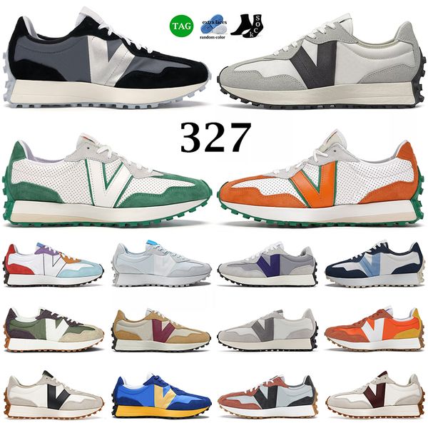 

new 327 trainers shoes designer shoes n327 casual men women sneakers white green black grey unc bb 327s shadow plate-forme mens nb womens ou