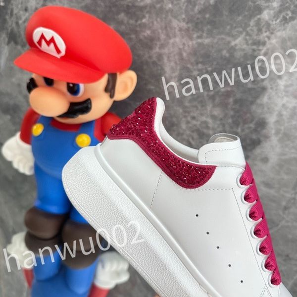 

new luxury casual shoes travel fashion white sports trainers women lace-up sneaker leather flat bottom designer shoe lady sneakers, Black
