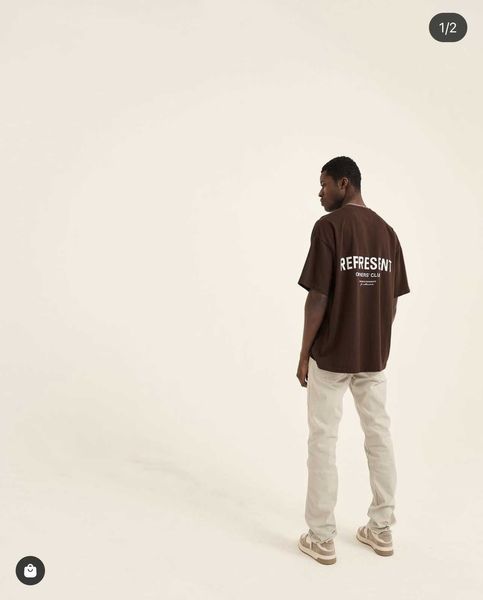 

men's t-shirts represent represent rep slogan high street vintage coffee high street fashion brand loose short sleeve t-shirt for men s, White;black