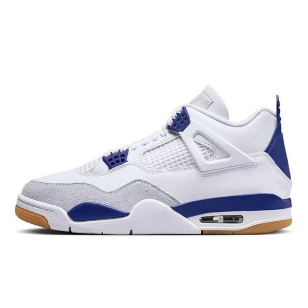 

4 4s sapphire mens basketball shoes concept x white dark blue men outdoor trainers sports sneakers 40-47