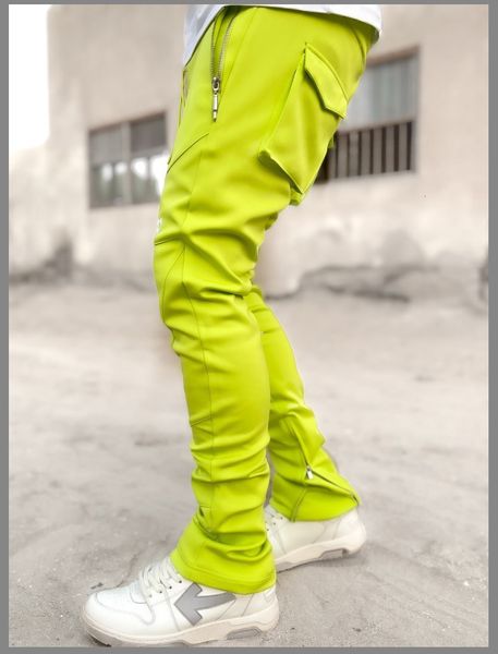 

men's pants streetwear men's multi pockets cargo harem pants hip hop casual male track pants joggers trousers fashion harajuku men, Black