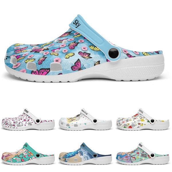 

Customized beautiful and comfortable fashionable lovely Glossy Diy shoes for men and women's indoor slippers 40-94185
