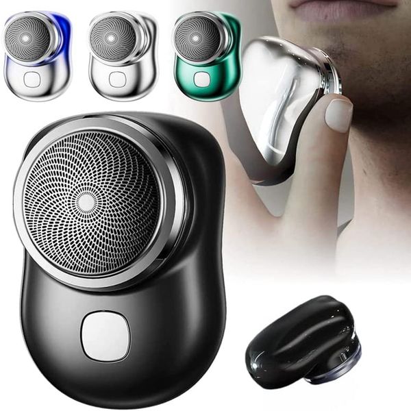 

razors blades mini electric shaver pocket size ipx7 waterproof razor head washable portable shaving beard trimmer rechargeable men 230406