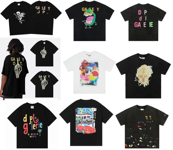 

galleryse depts tees mens t shirts women designer depts t-shirts cottons man s casual shirt luxurys clothing street shorts sleeve q4, White;black