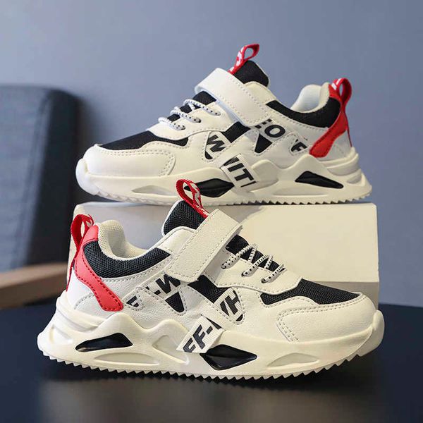 

athletic outdoor designer children shoes boy sneakers fashion trainer for kid 6-12 years casual running sports tennis shoes for boy p230404, Black