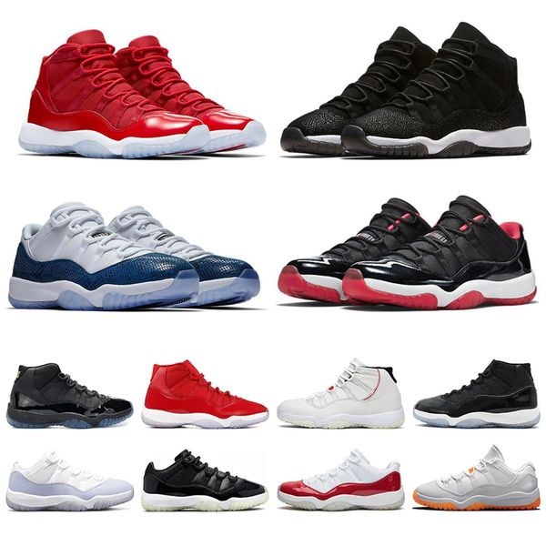 

11s basketball shoes men women navy snakeskin cool grey cap and gown bred jumpman 11 sports sneakers outdoor shoes