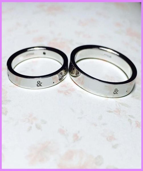 

silver love ring men women rose gold jewelry for lovers designers diamond rings gifts classic fashion stainless steel 1070735