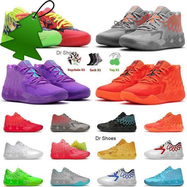 

roller shoes pum lamelo ball mb.01 basketball shoes sneakers new quality rick and morty iridescent dreams black blast queen city buzz
