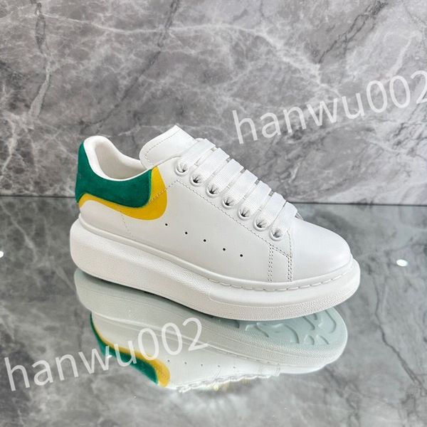 

2023 casual shoes women travel leather lace-up sneaker cowhide fashion lady flat designer running trainers letters woman shoe men gym sneake, Black