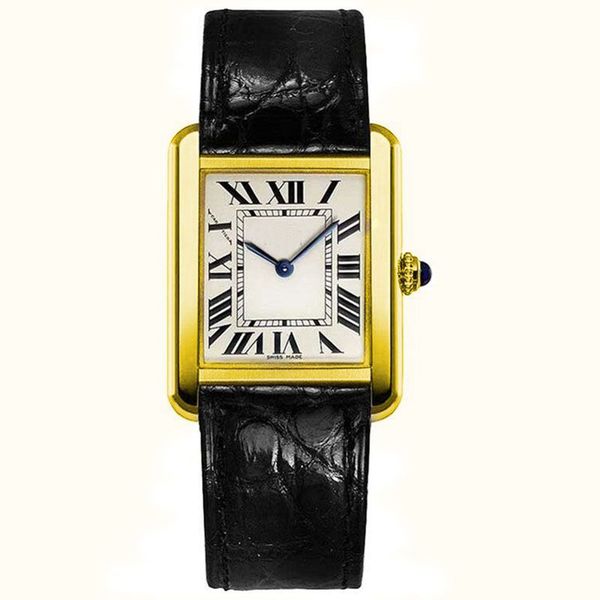 

fashion luxury watch womens watches tank watches for women mechanical diamond rose gold platinum rectangle watches stainless steel ladies el, Slivery;brown