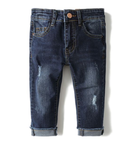 

jeans kidscool space baby children's boys' stone wash jeans children's painful super thin cotton denim pants 230406, Blue
