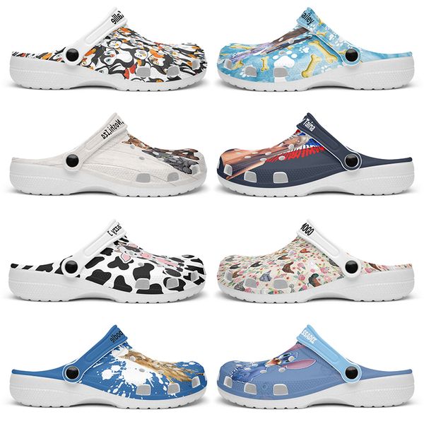 

Customized beautiful and comfortable fashionable lovely Glossy Diy shoes for men and women's indoor slippers 37-101888