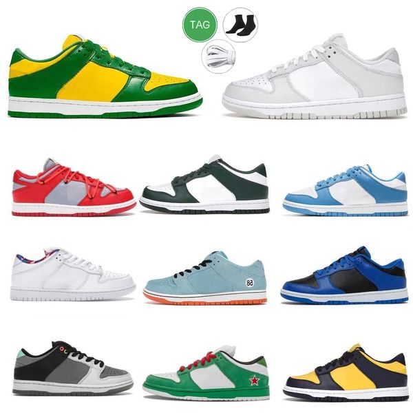

box with designers sb lows running shoes dunks grey fog black white unc university red women men atmos elephant lime ice barely parra abstra