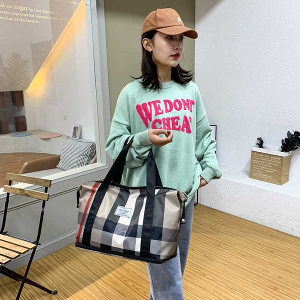 

duffel bags storage luggage bag large capacity fashionable lightweight short distance travel business trip sports and fitness bag 230406