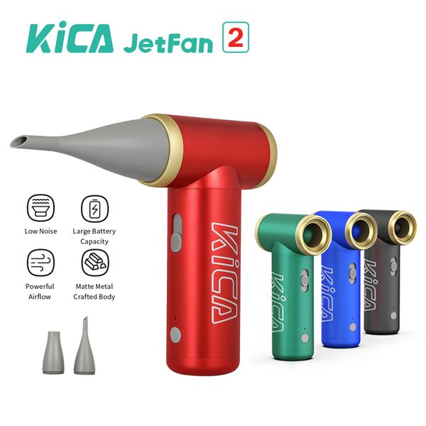 

full body massager 100000rpm kica jetfan 2 air blower portable turbo fan compressed duster wireless computer keyboard cleaner for pc car cam