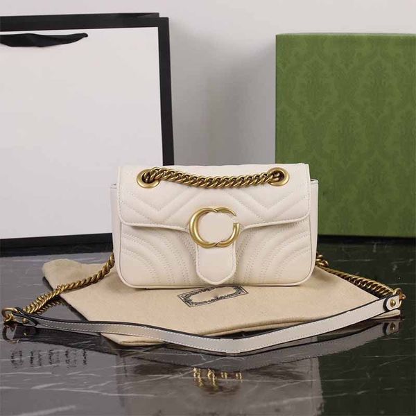 

classic designer tote bag 2022 new chain fashion women cross body bags metal logo luxury shoulder bag vintage woman's purse mini canvas, Black;red