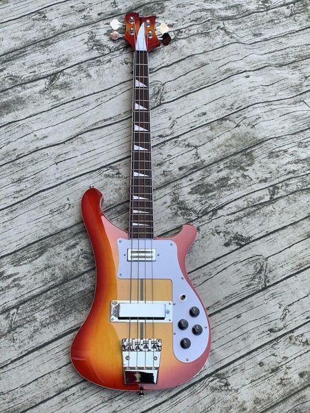 

4 strings bass custom neck thru body bass guitar ing