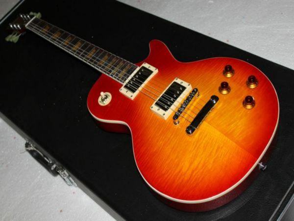 

factory guitar new arrived cherry custom red yellow burst lp electric guitar musical instruments oem ing