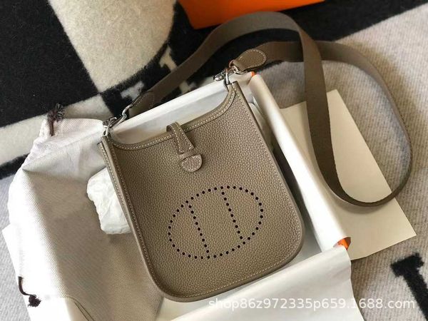 

handbags h bags leather her evel shoulder lyn mus mini luxury leisure casual street casual versatile togo cowhide litchi pattern tote one sh