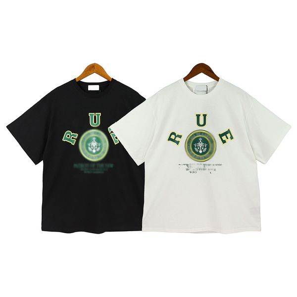 

men's t shirts summer new european and american fashion brand loose short sleeve t-shirt design sense letter printing designer, White;black