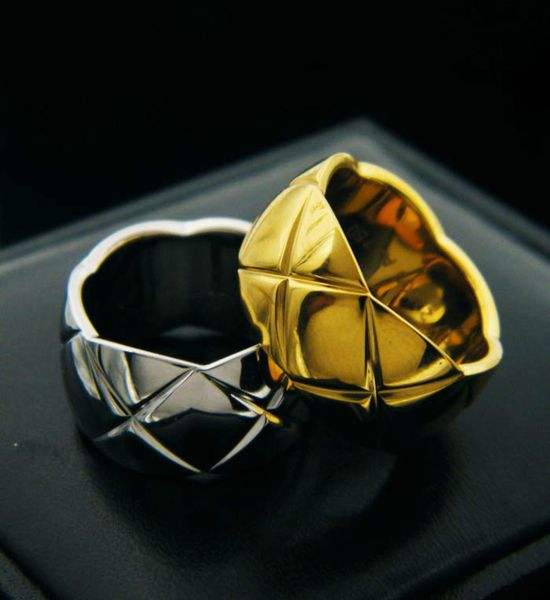 

316l stainless steel 9mm fashion love rings cut mesh jewelry for woman man lover rings 18k goldcolor and rose jewelry bijoux9407829, Silver