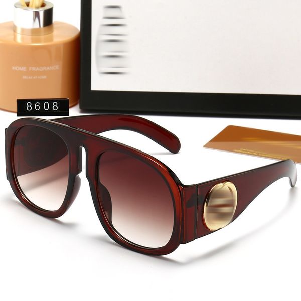 

luxury designer brand sunglasses designer sunglass eyeglass women men glasses womens sun glass uv400 lens with box aj 8608, White;black