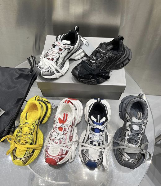 

paris designer 3xl runner sneakers running shoes men women retro trainers black white mesh comfortable nylon sneaker personalized shoelaces