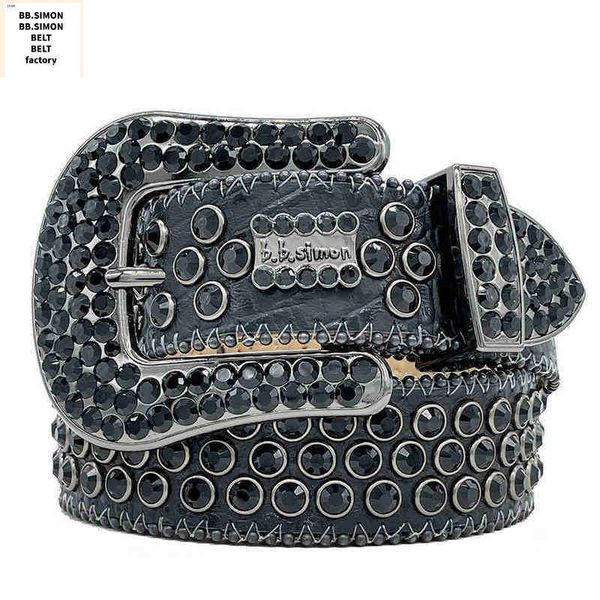 

belt 2022 designer bb simon belts for men women shiny diamond belt white cintura uomo huiya06 no22, Black;brown
