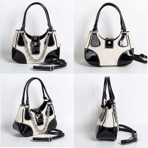 

nxy luxury designer women's handbags canvas underarm for girls chain shoulder crossbody women bags y2k tote purse handbags female 23030