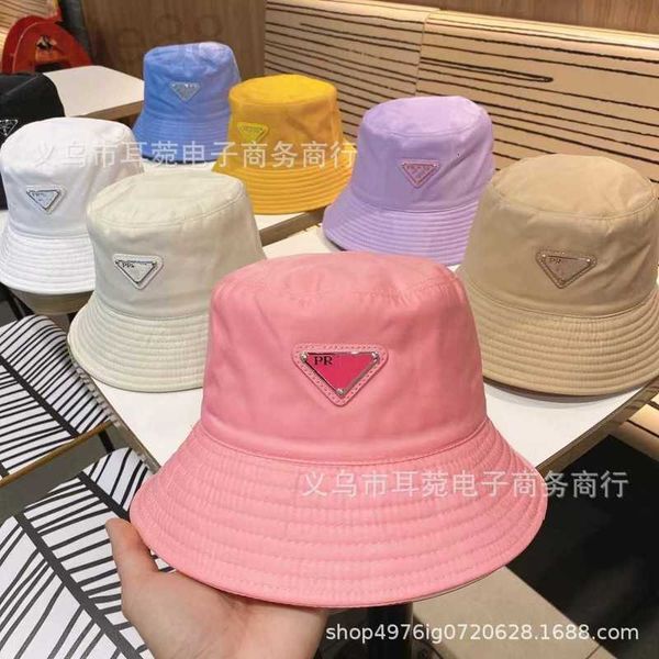 

cloches designer high version classic black fisherman hat metal inverted triangle badge men's and women's 0v5q, Blue;gray