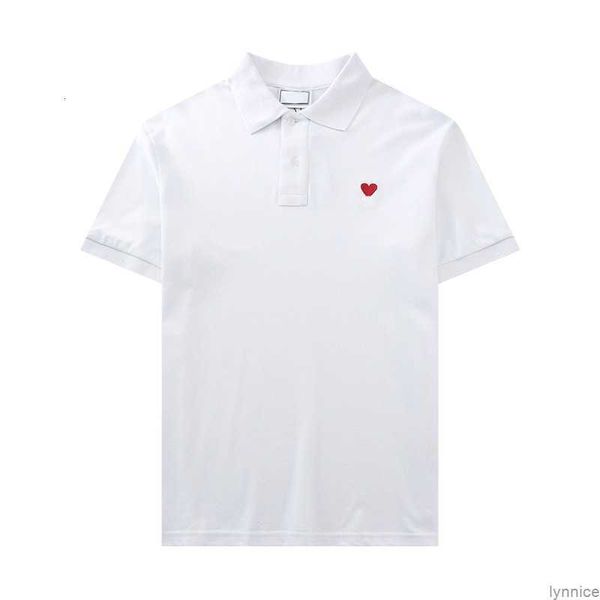 

mens t shirt polo amis breathable summer man geometric pattern hip hop style sport outdoors letter woman tees 8m54, White;black