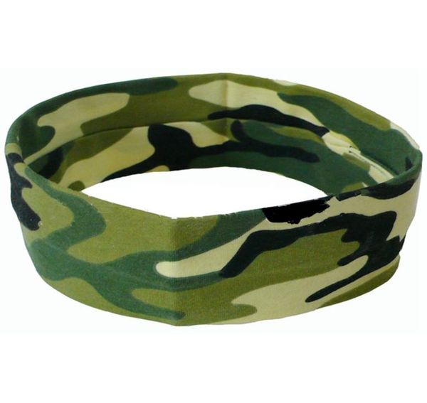 

2017 sports yoga hair with camouflage stretch cotton head with men and women running antiperspirant hair bands sweat zone9255532, Yellow;black