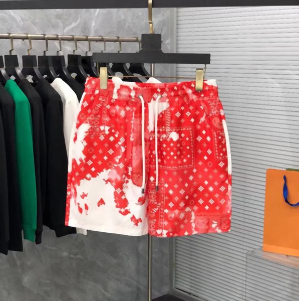 

summer swimwear designer style men beach shorts pants colorful letter print swimming trunks fashion casual sportswear jogger fitness swim bo, White;black