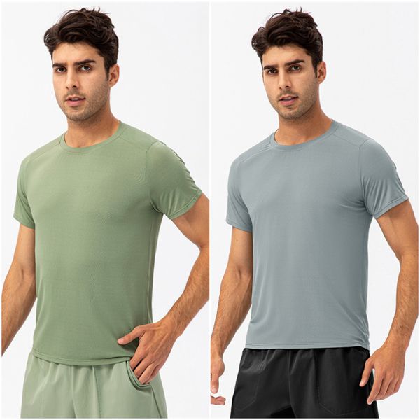 

bustiers corsets ll21220 yoga outfit mens tshirts gym clothing exercise fitness wear sportwear trainer running shirts outdoor short sleeve, Black;white